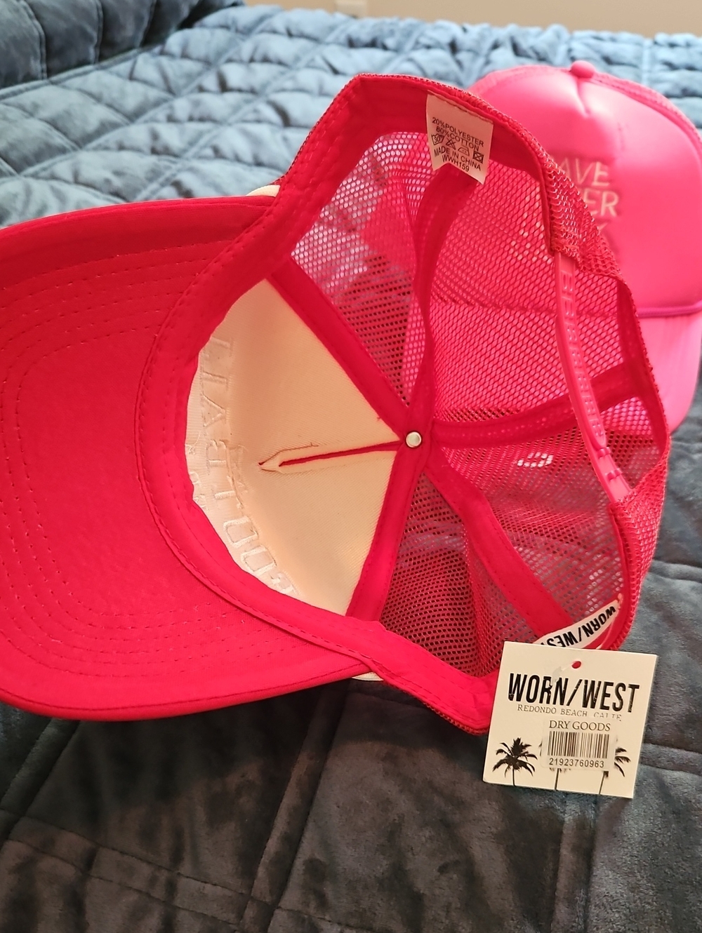 Trucker Hat Bundle, 4 Adjustable Snapbacks, Summer, Football & Weekend Themes - Picture 3 of 8